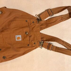 Carhartt Tan Bib Overalls